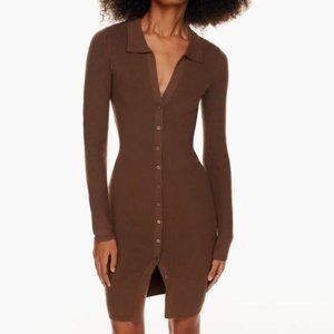 Aritzia Wilfred Cove dress in brown, size XS